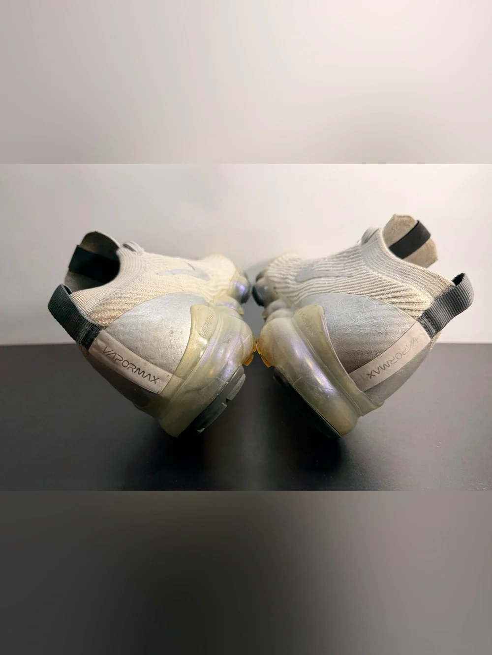 Nike Men's VaporMax Flyknit Sneaker — Silver 150